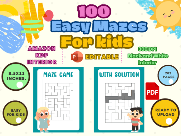 Evaluating the 100 Easy Mazes for Kids Puzzle Collection