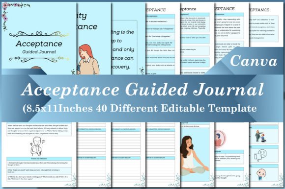 Exploring the Acceptance Guided Journal Canva Template: A Flexible Tool for Mindful Self-Reflection