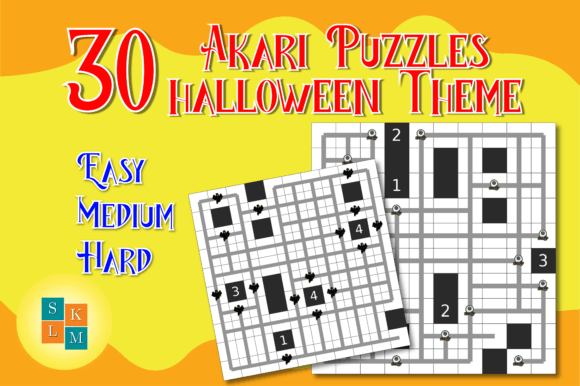 Halloween Akari Puzzles for Creative Designers