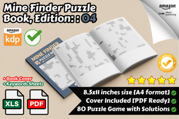 Integrating Mine Finder Puzzle Book for KDP Part 04 into Your Low-Content Publishing Routine