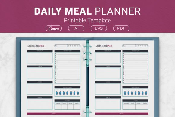 Master Your Nutrition with the Daily Meal Planner Printable Template