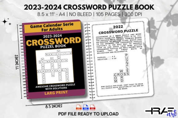 The Crossword Puzzle Book for Adults KDP: Designing Mindful Brain Training for Modern Lives
